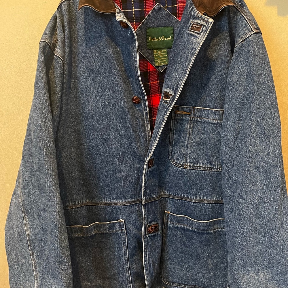 Orvis Blue and Brown Lightweight Shirt Jacket